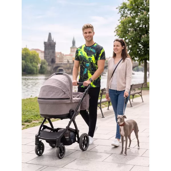  Pánské funkční triko premium ALTISPORT VOJ/ALM071TR01 NAVY-ŽLUTÁ 