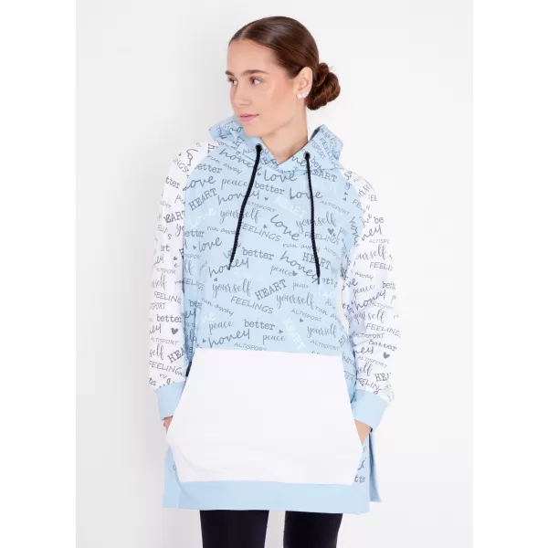  Dámská funkční mikina premium ALTISPORT VOJ/ALW067MI03 BABY BLUE 