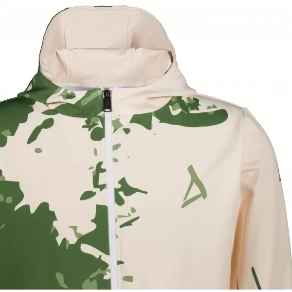  Pánská mikina na zip premium ALTISPORT VOJ/ALM057MI02 ZELENÁ 