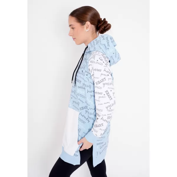  Dámská funkční mikina premium ALTISPORT VOJ/ALW067MI03 BABY BLUE 