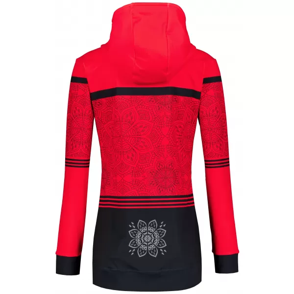  Dámská mikina na zip premium ALTISPORT VOJ/ALW023MI02 ČERVENÁ 