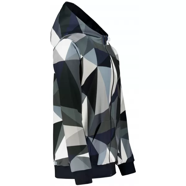  Pánská mikina na zip premium ALTISPORT VOJ/ALM007MI02 ŠEDÁ 