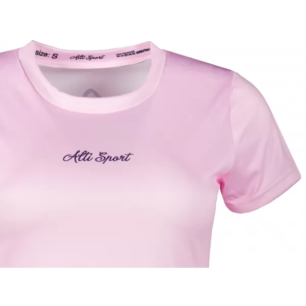 Dámské funkční triko premium ALTISPORT VOJ/ALW075TR01 BABY PINK 