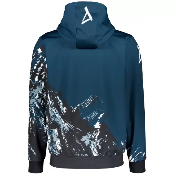  Pánská mikina na zip premium ALTISPORT VOJ/ALM059MI02 NAVY 