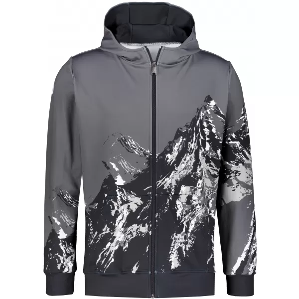  Pánská mikina na zip premium ALTISPORT VOJ/ALM059MI02 ŠEDÁ 