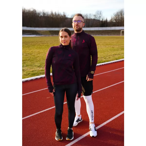  Dámská sportovní mikina premium plus ALTISPORT VOJ/ALW072MI04 WINE-RED 