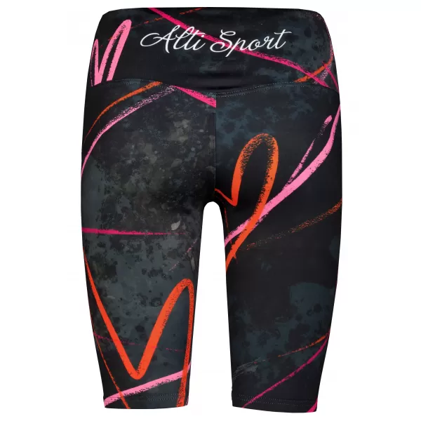  Dámské legíny nad kolena premium ALTISPORT VOJ/ALW082LEG02 ČERNÁ 