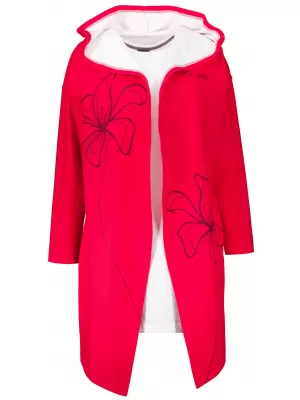 Dámský kardigan premium ALTISPORT VOJ/ALW075MI07 BRIGHT-RED