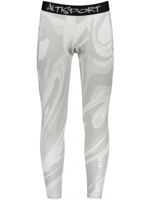 Pánské sportovní legíny dlouhé premium ALTISPORT VOJ/ALM072LEG01 GRAY