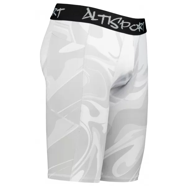  Pánské sportovní legíny nad kolena premium ALTISPORT VOJ/ALM072LEG02 GRAY 