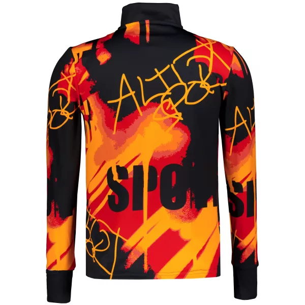  Pánská sportovní mikina premium plus ALTISPORT VOJ/ALM076MI04 ORANGE/BLACK 
