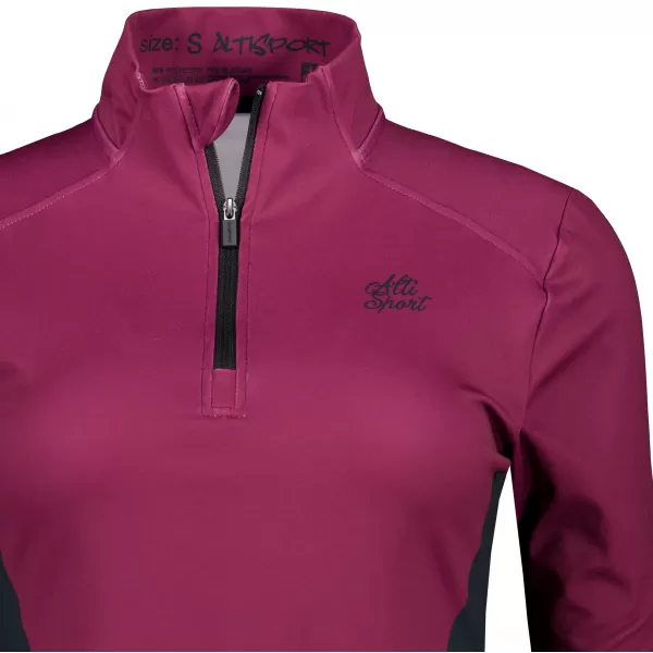  Dámská sportovní mikina premium plus ALTISPORT VOJ/ALW078MI04 WINE-RED 