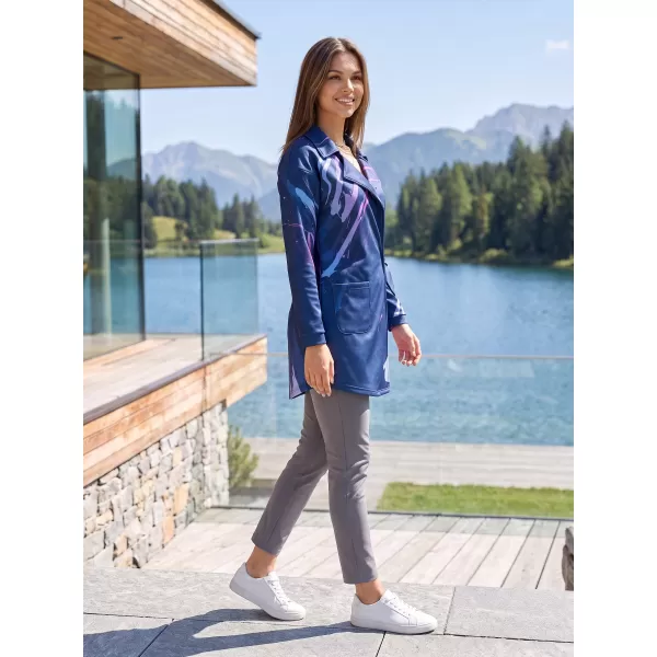  Dámské mikinové sáčko premium Altisport VOJ/ALW074MI05 MODRÁ-FIALOVÁ 