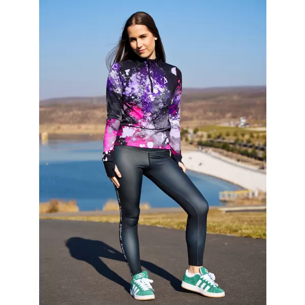  Dámská sportovní mikina premium plus ALTISPORT VOJ/ALW055MI04 ČERNORŮŽOVÁ 