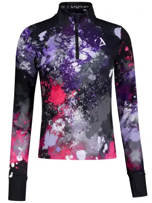 Dámská sportovní mikina premium plus ALTISPORT VOJ/ALW055MI04 ČERNORŮŽOVÁ