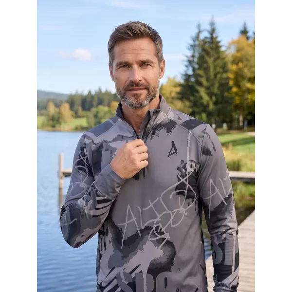  Pánská sportovní mikina premium plus ALTISPORT VOJ/ALM076MI04 DARK-GREY 