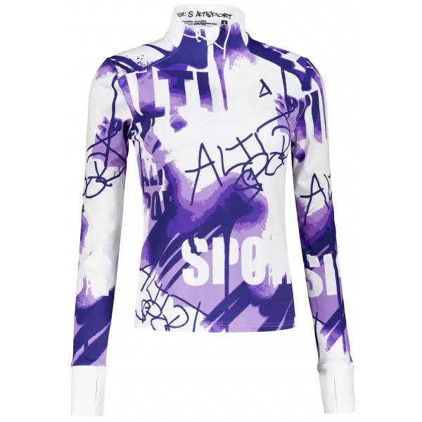  Dámská sportovní mikina premium plus ALTISPORT VOJ/ALW076MI04 VIOLET/WHITE 