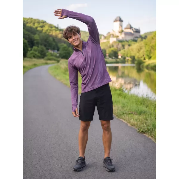  Pánská sportovní mikina premium plus ALTISPORT VOJ/ALM072MI04 FIALOVÁ 