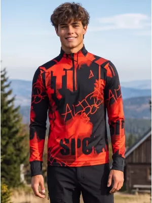 Pánská sportovní mikina premium plus ALTISPORT VOJ/ALM076MI04 BLACK/RED