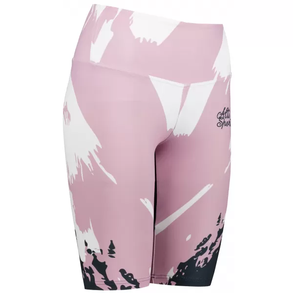  Dámské legíny nad kolena premium ALTISPORT VOJ/ALW081LEG02 RŮŽOVÁ-ČERNÁ 