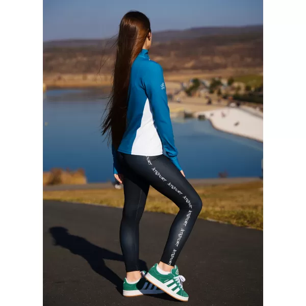  Dámská sportovní mikina premium plus ALTISPORT VOJ/ALW078MI04 PETROLEJOVÁ 