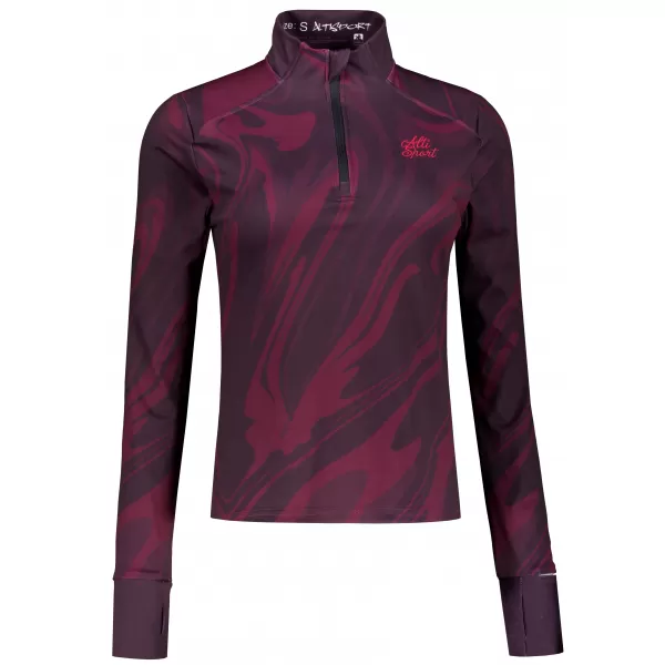  Dámská sportovní mikina premium plus ALTISPORT VOJ/ALW072MI04 WINE-RED 