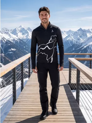 Pánská sportovní mikina premium plus ALTISPORT VOJ/ALM073MI04 ČERNÁ