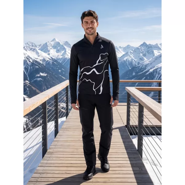  Pánská sportovní mikina premium plus ALTISPORT VOJ/ALM073MI04 ČERNÁ 