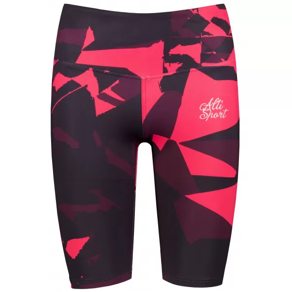  Dámské legíny nad kolena premium ALTISPORT VOJ/ALW080LEG02 WINE-RED 