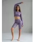 Dámské legíny nad kolena premium ALTISPORT VOJ/ALW072LEG02 FIALOVÁ