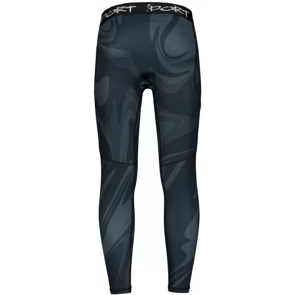  Pánské sportovní legíny dlouhé premium ALTISPORT VOJ/ALM072LEG01 ČERNÁ 