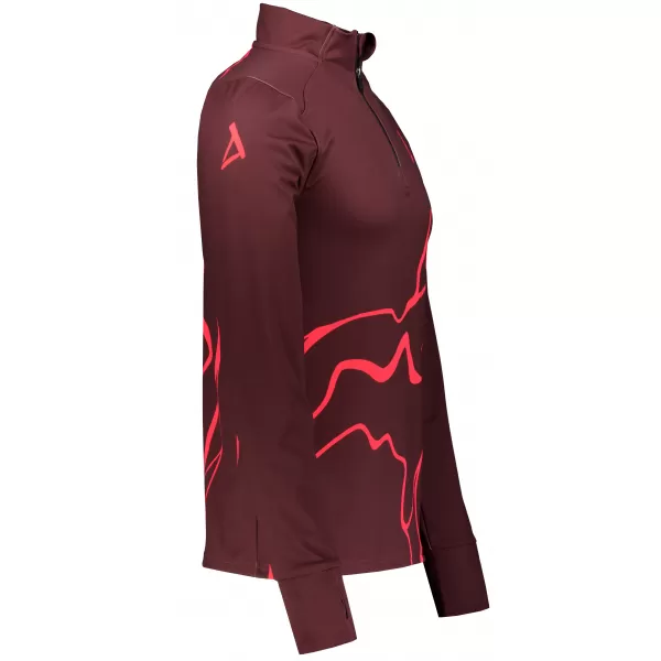  Pánská sportovní mikina premium plus ALTISPORT VOJ/ALM073MI04 WINE-RED 