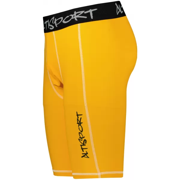  Pánské sportovní legíny nad kolena premium ALTISPORT VOJ/ALM000LEG02 ORANŽOVÁ 