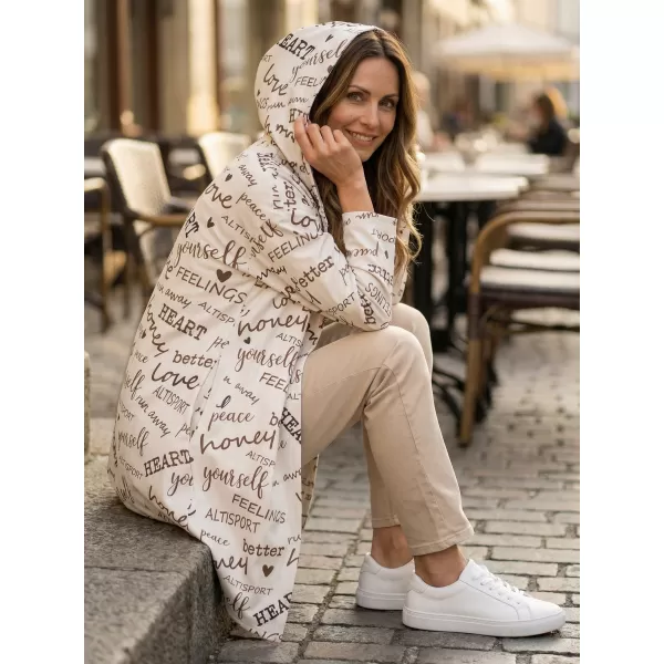  Dámský kardigan premium ALTISPORT VOJ/ALW067MI07 CREAM 