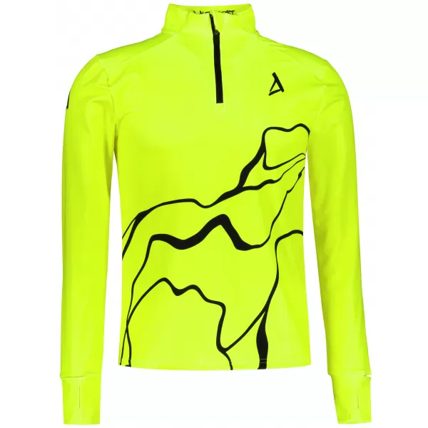  Pánská sportovní mikina premium plus ALTISPORT VOJ/ALM073MI04 FLUO-YELLOW 