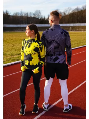 Dámská sportovní mikina premium plus ALTISPORT VOJ/ALW076MI04 FLUO-YELLOW