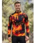 Pánská sportovní mikina premium plus ALTISPORT VOJ/ALM076MI04 ORANGE/BLACK