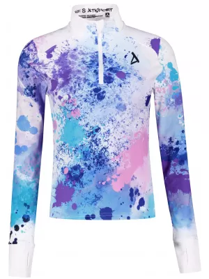 Dámská sportovní mikina premium plus ALTISPORT VOJ/ALW055MI04 FIALOVÁ/MODRÁ