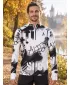 Pánská sportovní mikina premium plus ALTISPORT VOJ/ALM076MI04 BLACK/WHITE
