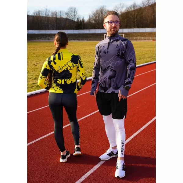  Dámská sportovní mikina premium plus ALTISPORT VOJ/ALW076MI04 FLUO-YELLOW 