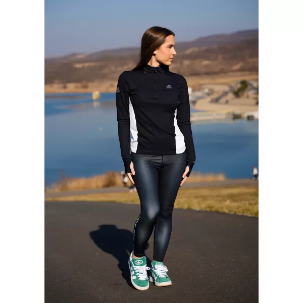  Dámská sportovní mikina premium plus ALTISPORT VOJ/ALW078MI04 ČERNÁ 