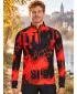 Pánská sportovní mikina premium plus ALTISPORT VOJ/ALM076MI04 BLACK/RED