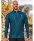 Pánská sportovní mikina premium plus ALTISPORT VOJ/ALM072MI04 PETROLEJOVÁ