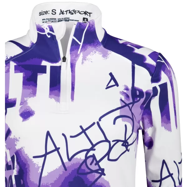  Dámská sportovní mikina premium plus ALTISPORT VOJ/ALW076MI04 VIOLET/WHITE 