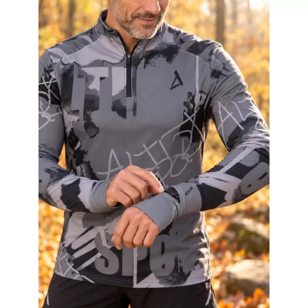  Pánská sportovní mikina premium plus ALTISPORT VOJ/ALM076MI04 DARK-GREY 