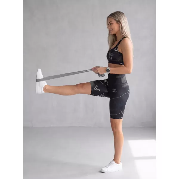  Dámské legíny nad kolena premium ALTISPORT VOJ/ALW083LEG02 ČERNOBÍLÁ 