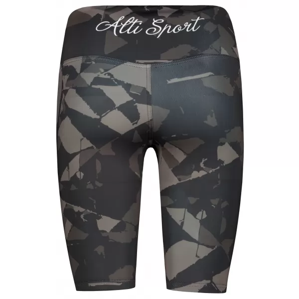  Dámské legíny nad kolena premium ALTISPORT VOJ/ALW080LEG02 TMAVĚ HNĚDÁ 