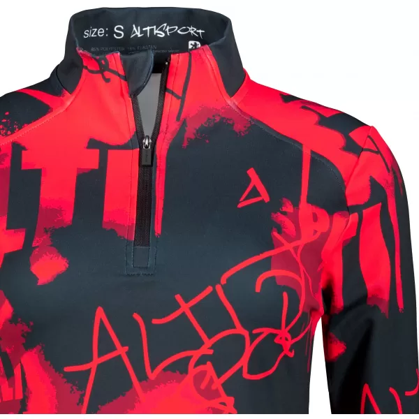  Dámská sportovní mikina premium plus ALTISPORT VOJ/ALW076MI04 RED/BLACK 