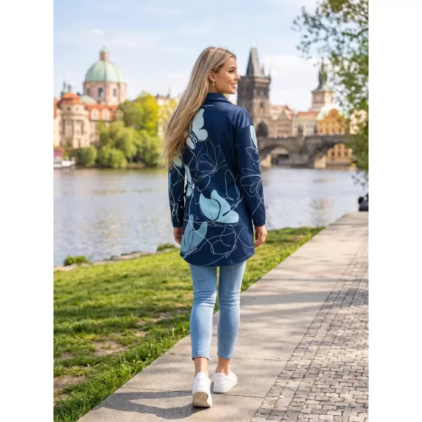  Dámské mikinové sáčko premium Altisport VOJ/ALW086MI05 TMAVĚ MODRÁ 