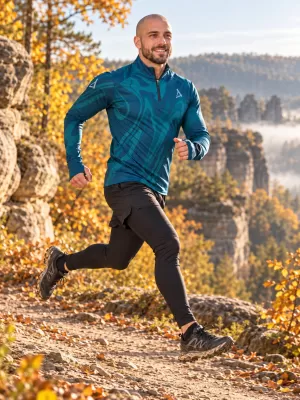 Pánská sportovní mikina premium plus ALTISPORT VOJ/ALM072MI04 PETROLEJOVÁ